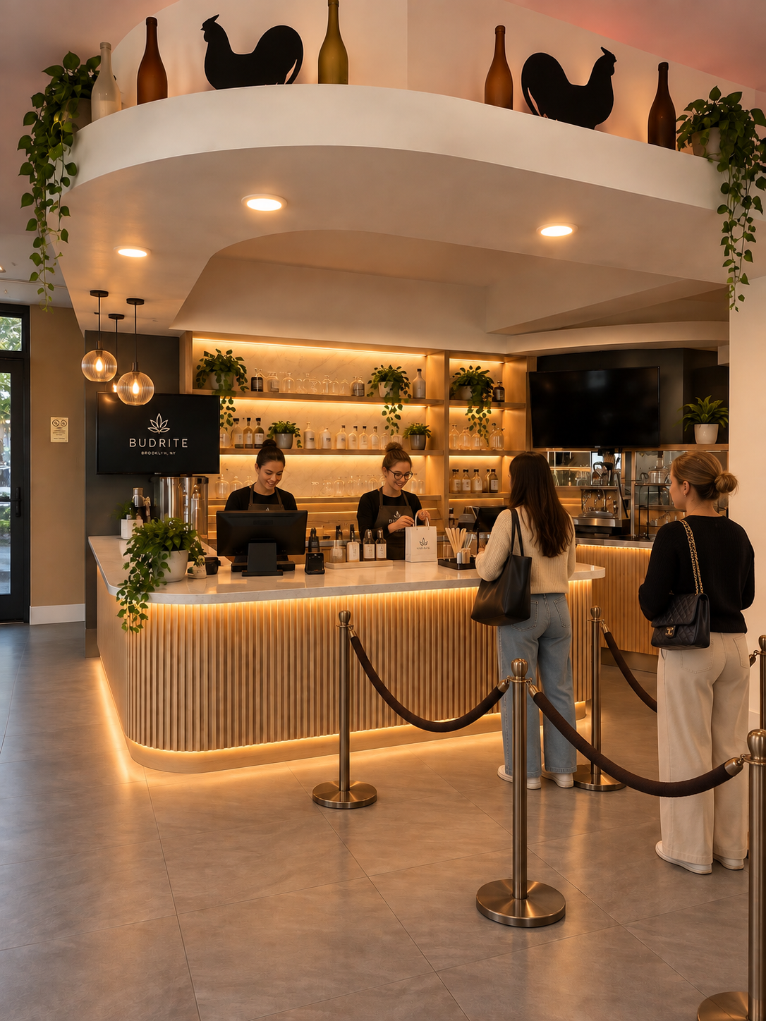 The service counter at Good Habits NYC